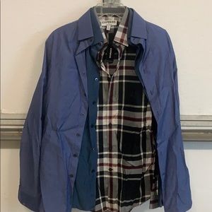 Lot of Express Extra slim dress shirts